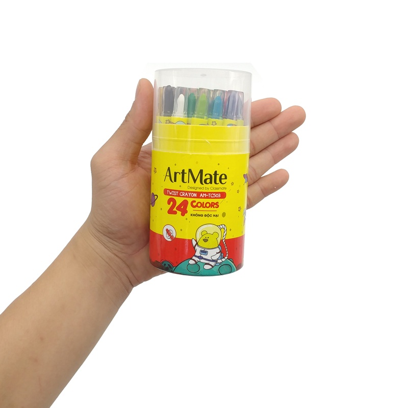 Bút sáp vặnArtmate AM-TC503 24 màu