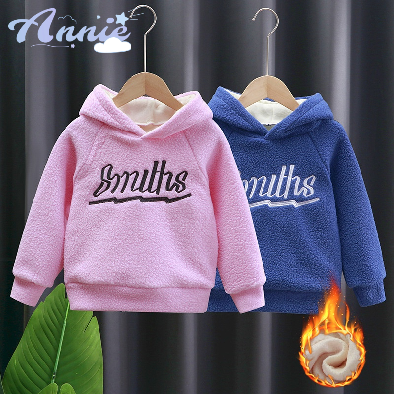 Áo hoodie Lông Cừu Dày Dặn Ấm Áp Thời Trang Cho Bé Trai Và Gái