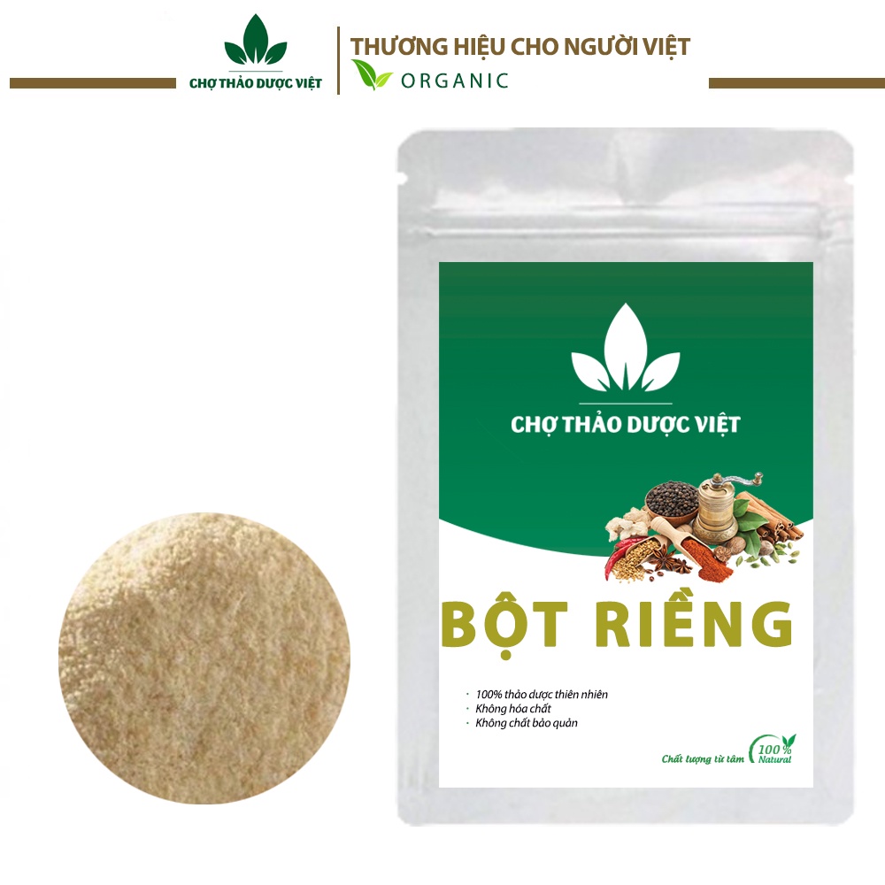 Bột riềng nguyên chất 100g (Bột củ riềng sấy khô,nghiền mịn,gia vị nấu ăn) - Chợ Thảo Dược Việt