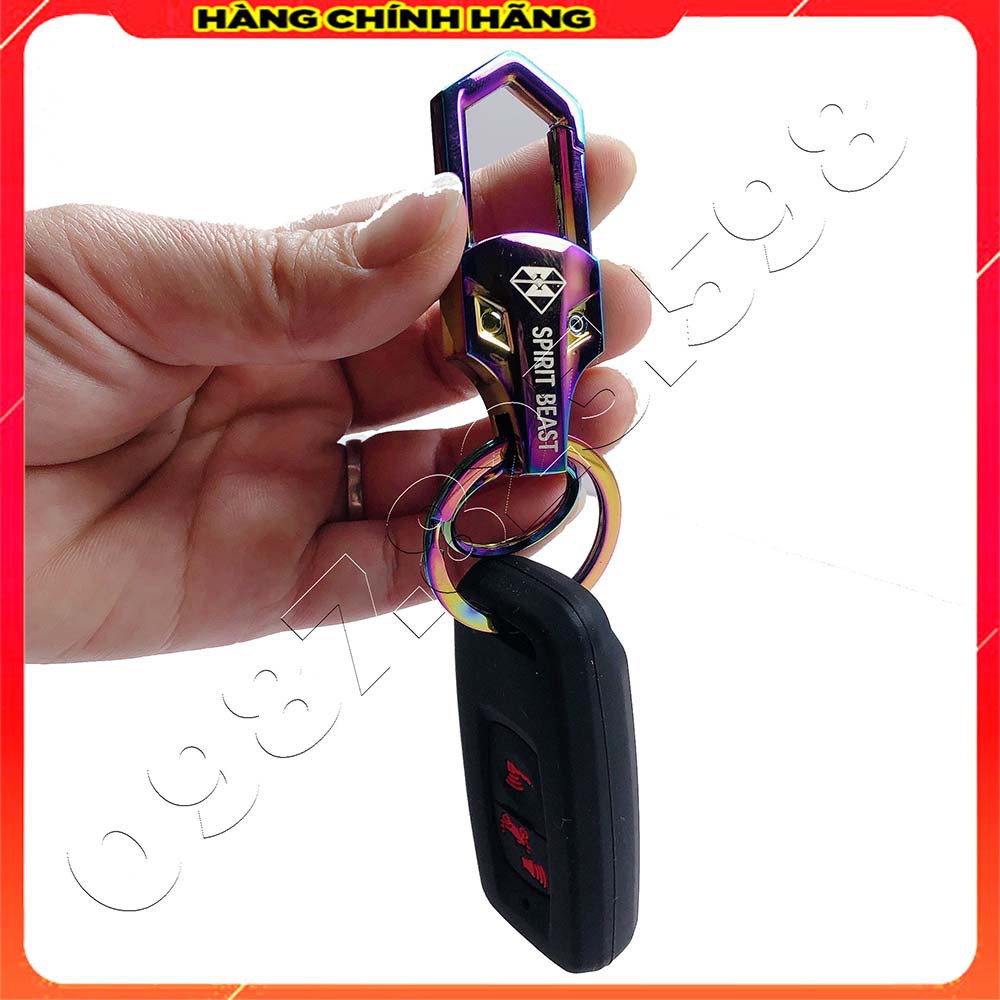 ( COMBO 2 Món SH350i ) Bọc Chìa Khóa Silicon Smartkey SH 350 và Móc Chìa Khóa Spirit beast Chính Hãng