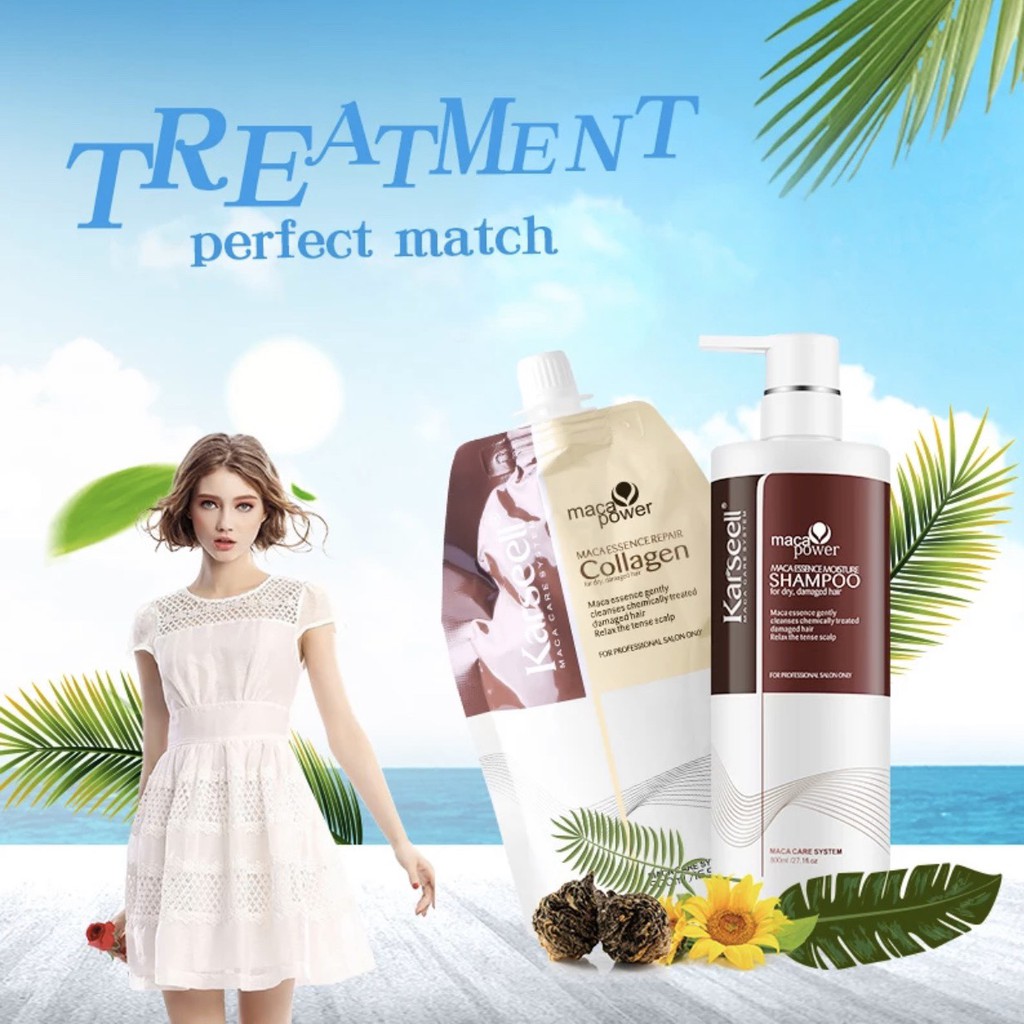 Ủ TÓC COLLAGEN KARSEELL MACA SIÊU MỀM MƯỢT TÓC 500ML CHÍNH HÃNG | BigBuy360 - bigbuy360.vn