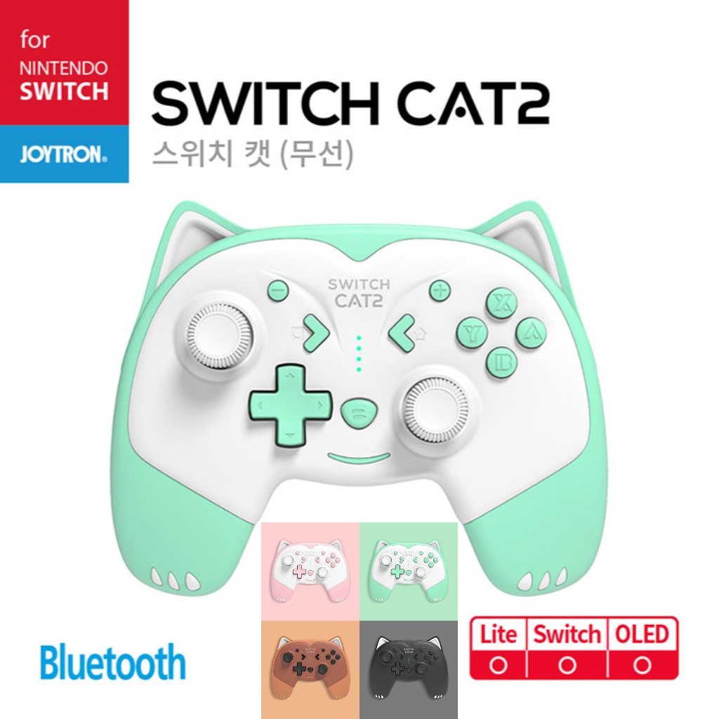 Tay Cầm Điều Khiển Chơi Game Không Dây Cho Nintendo Switch JOYTRON CAT2