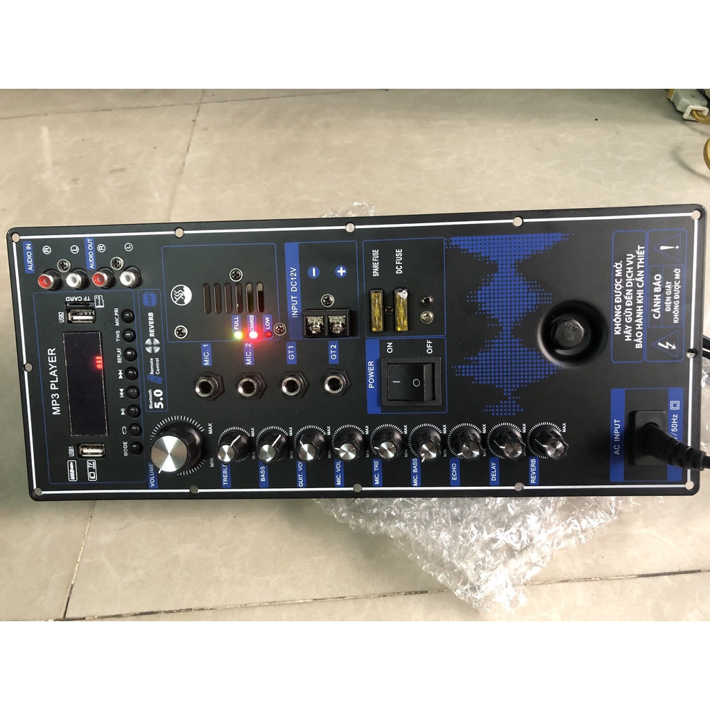 Mạch loa kéo 4 tất đôi có Reverb