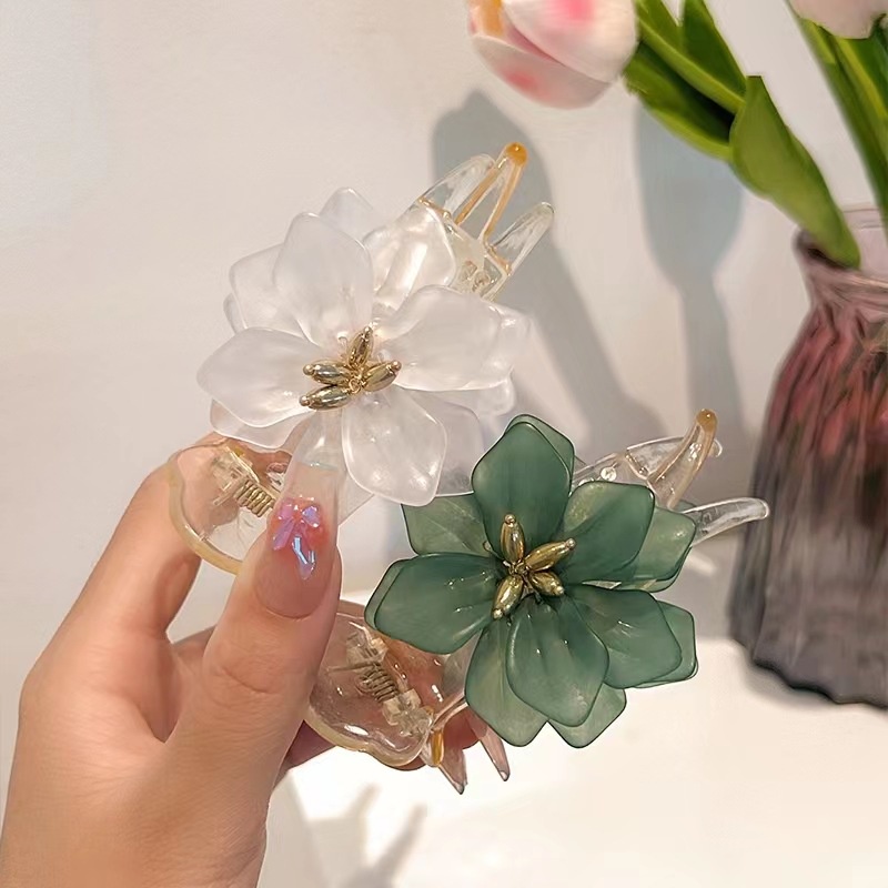 Kẹp Tóc Đầu Bi Hoa 2022