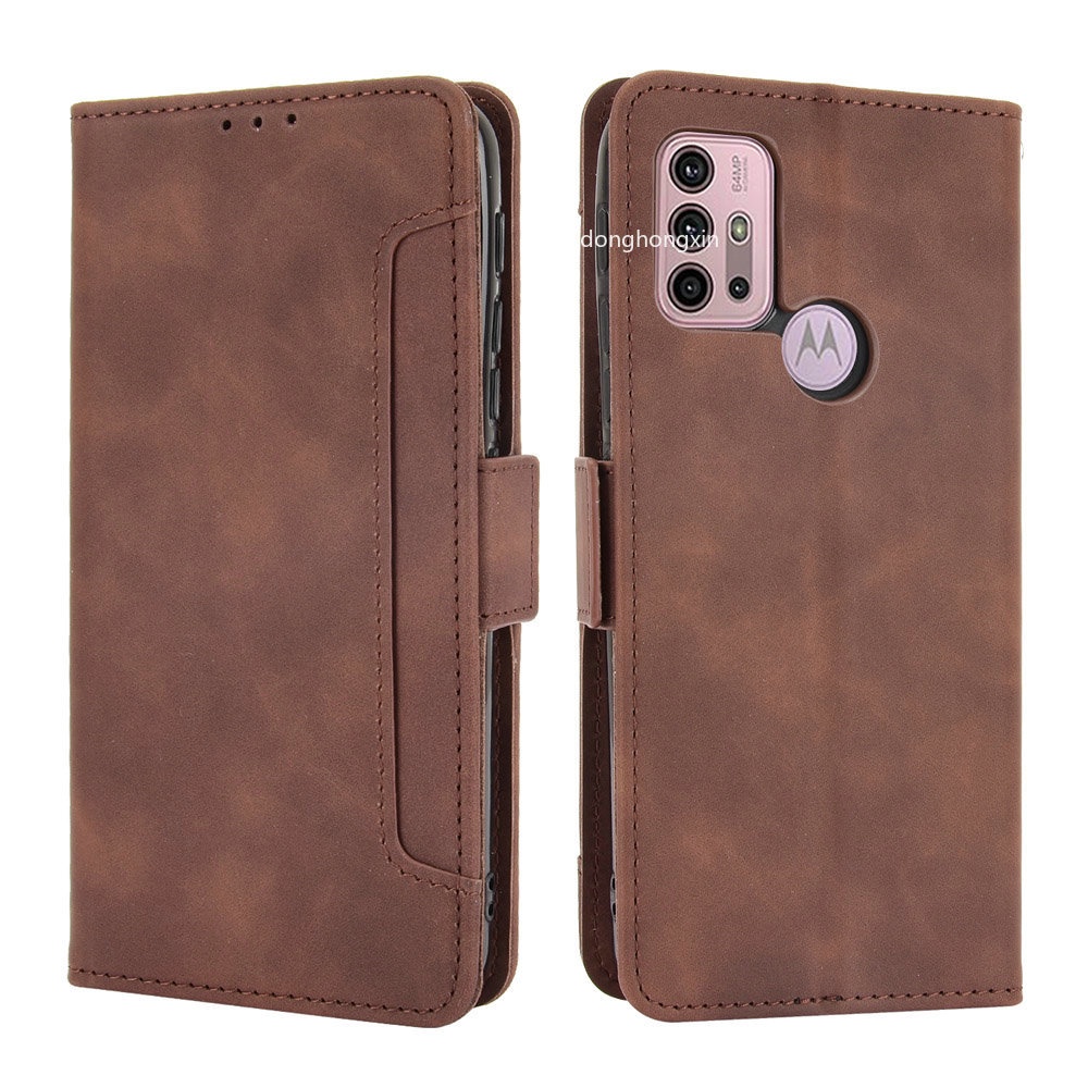 Ốp Điện Thoại Da Có Ngăn Đựng Thẻ Cho Motorola Moto G30 G22 E40 G200 G41 50 51 G71 G20 G31 G60 G10 G100 G 30 G52 E 20 G60S