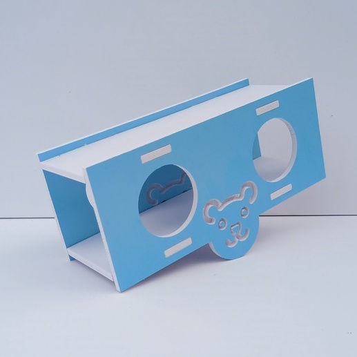 Ống chui cho hamster - đồ chơi hamster kích thước 17x6.5x8.5cm - XNTC04