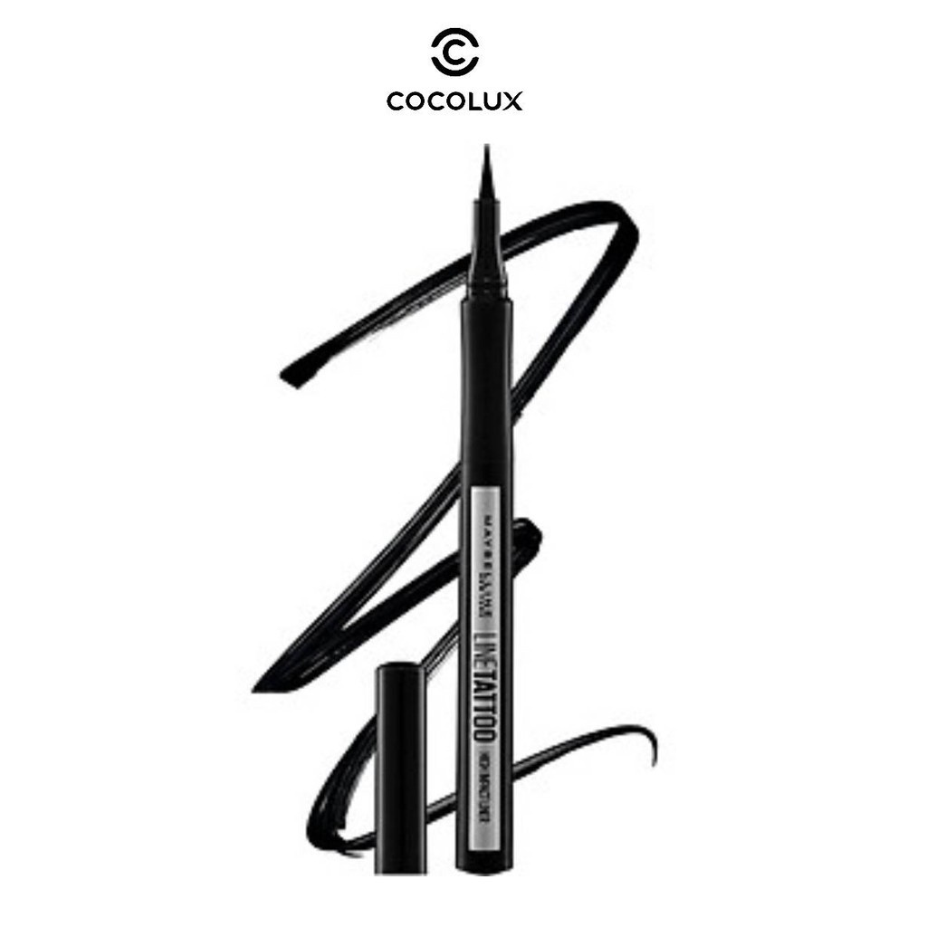 Bút Kẻ Mắt Nước Lâu Trôi 36H Maybelline New York Line Tatoo High Impact Liner-[COCOLUX]