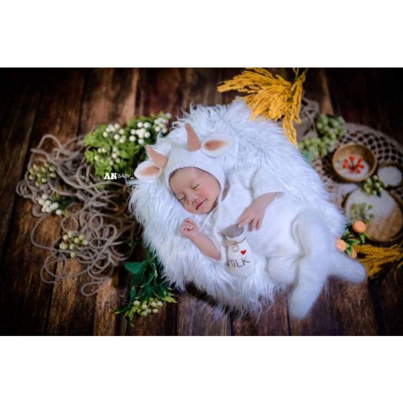 thảm lông chụp hình ( 1m × 1,6m )