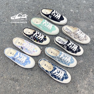 *Chính Hãng* Giày Đạp Gót Sneaker MLB Playball Origin Mule Monogram