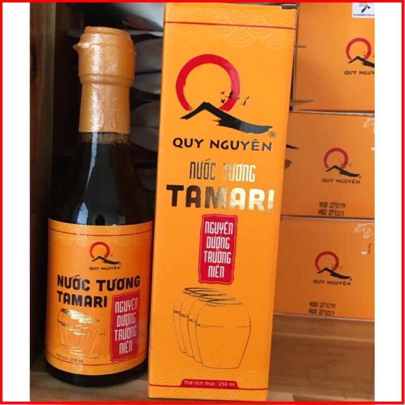 Nước tương Tamari Quy Nguyên Thầy Tuệ Hải Chùa Long Hương 250ml