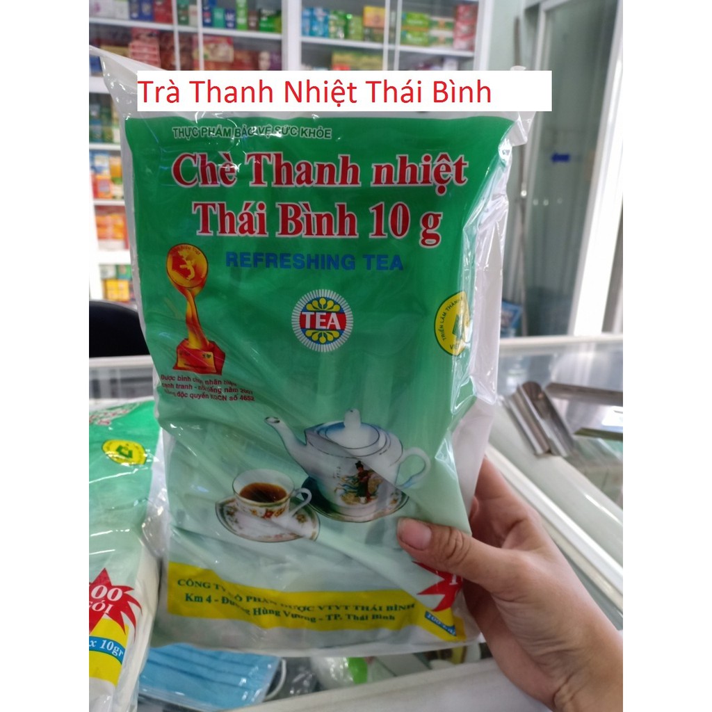 Trà Thanh Nhiệt Thái Bình túi 100 gói 10g | BigBuy360 - bigbuy360.vn