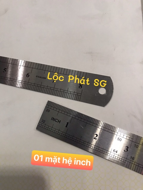 Thước lá thép không gỉ 60cm - 1 mét, chính xác từng li, sắc nét từng tí