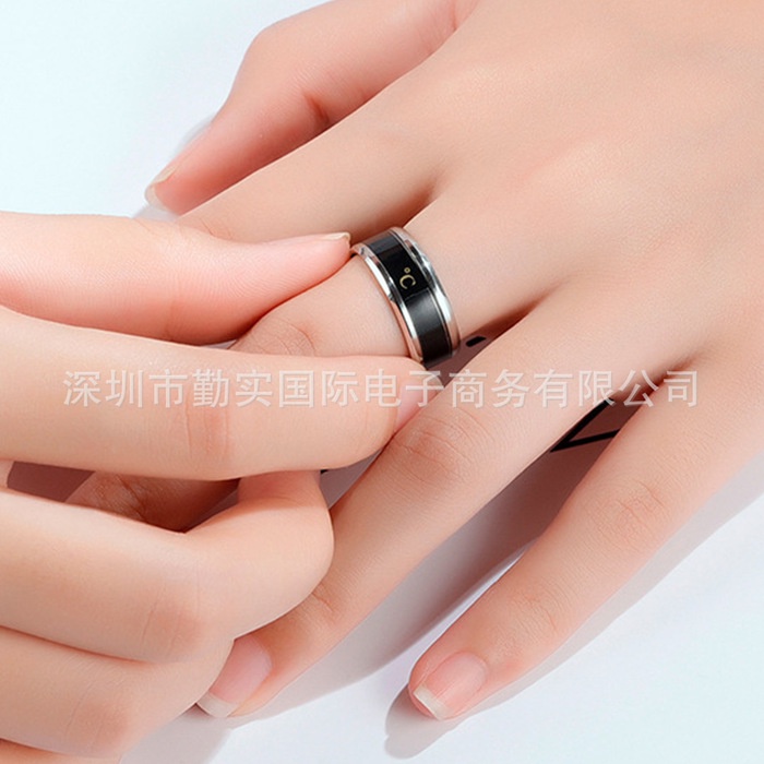 Nhẫn Nam Nhiệt Độ Thời Trang Loki Accessories Màu Bạc Cá Tính Hàn Quốc Chất Liệu Titan - Nhẫn Nhiệt Độ