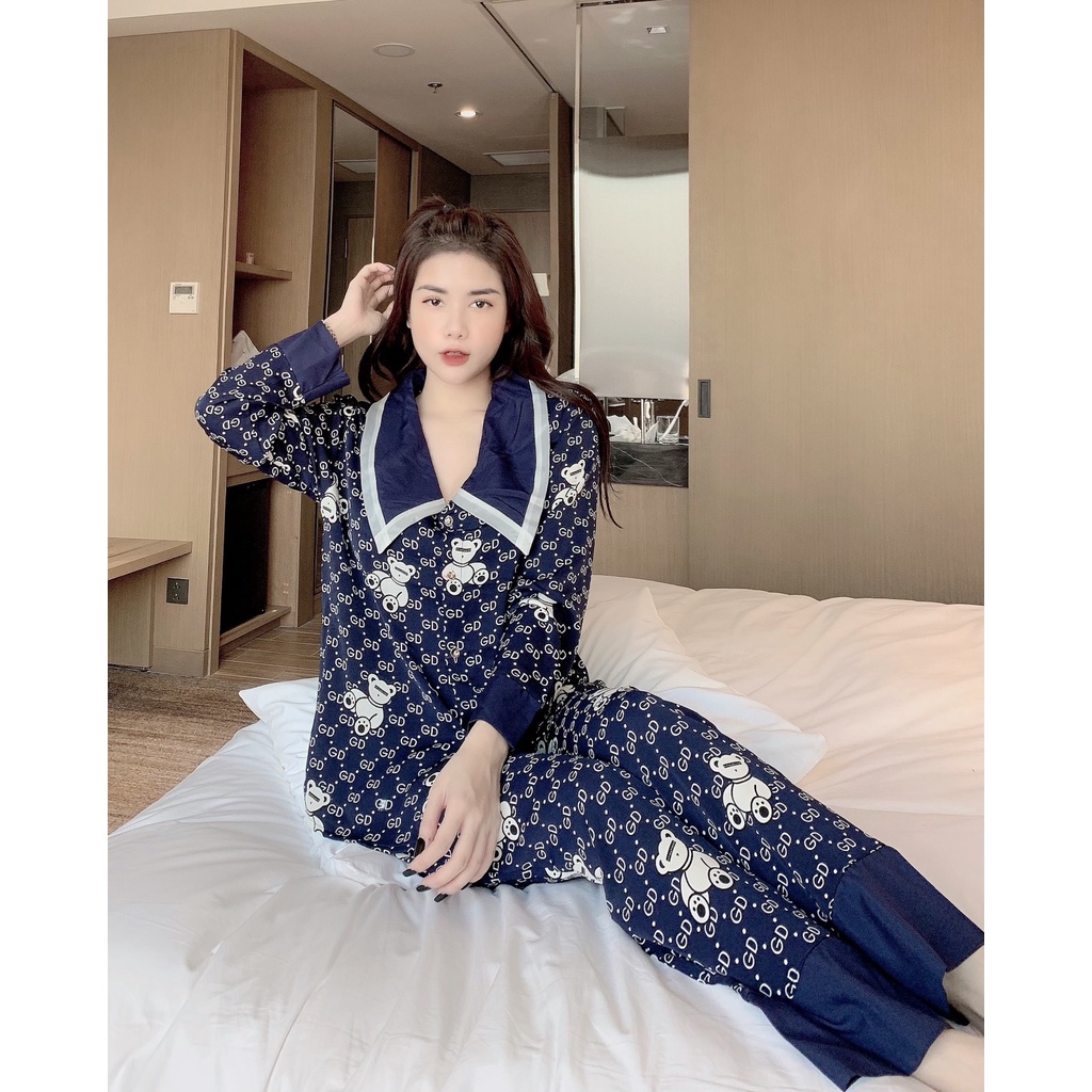 Set đồ bộ mango tay dài phối cổ | BigBuy360 - bigbuy360.vn