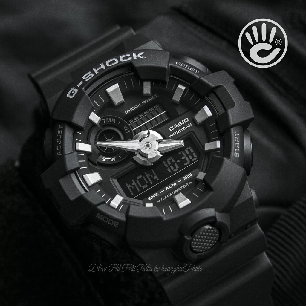 Đồng hồ nam Casio G Shock GA-700-1BDR thể thao chống nước