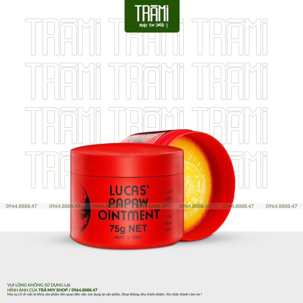 [CHÍNH HÃNG] Kem Đu Đủ Đa Năng Lucas Papaw Ointment 75g Của Úc.