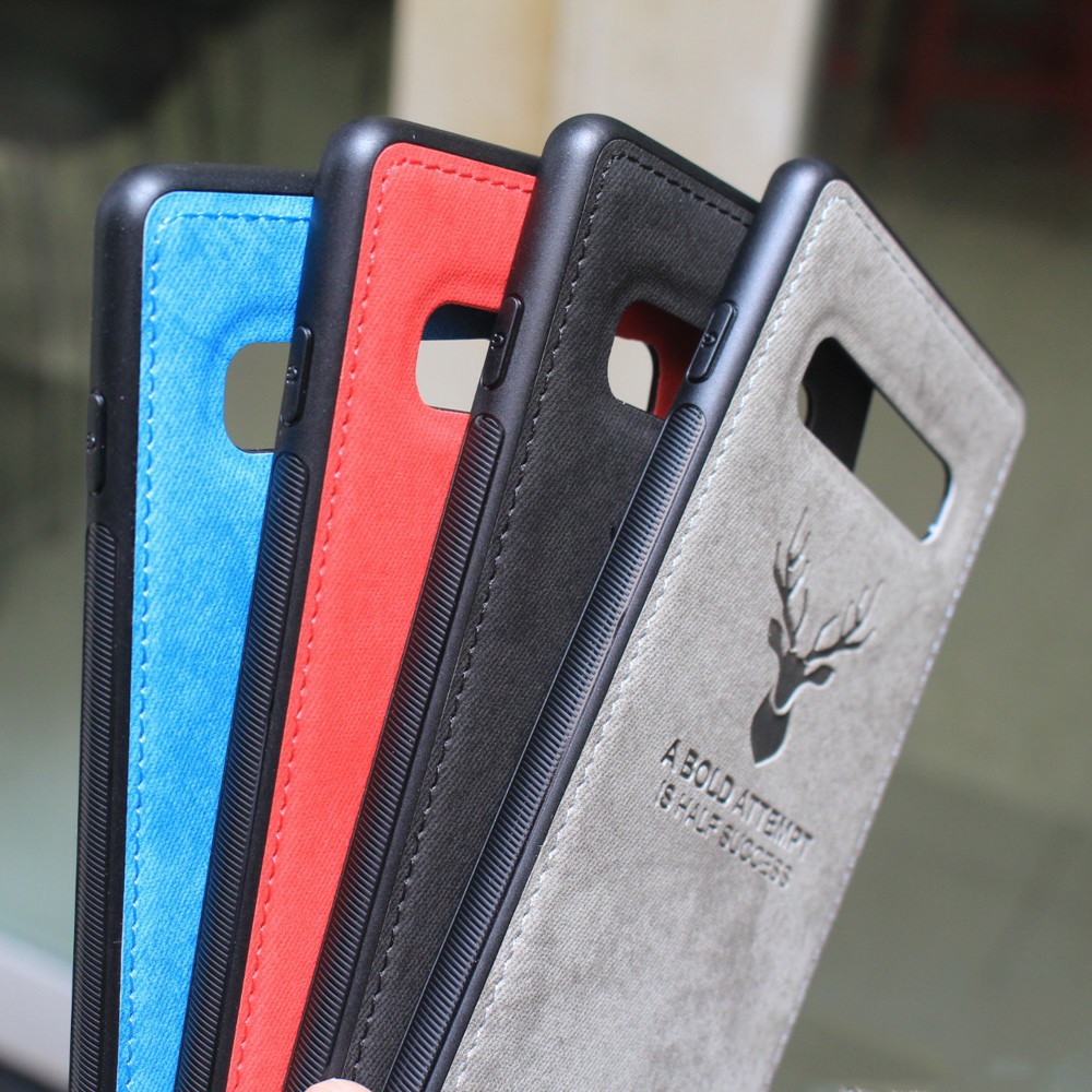 Ốp lưng Samsung S10 5G / S20 FE / S10 Plus chống sốc vân vải hươu nai thời trang cao cấp