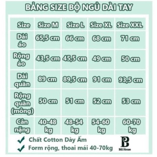 NN SALE Bộ Pijama Tay Dài Quần Dài Cao Cấp Chất Dày Ấm 11 2 NN
