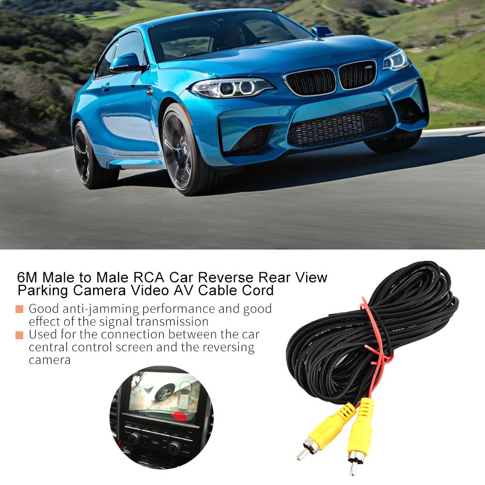 Dây Cáp AV Nối Camera Sau Xe Hơi 6M