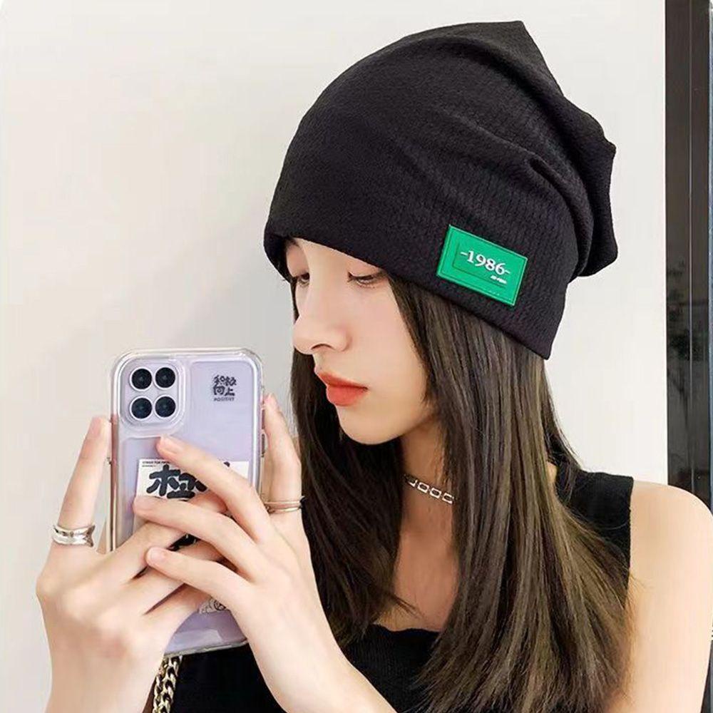Mũ Beanie Dệt Kim Màu Trơn Dễ Thương 3 Màu Lựa Chọn