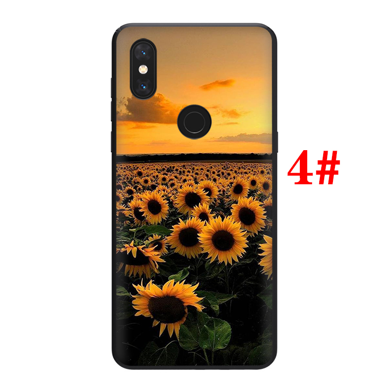 Ốp Lưng Hoa Hướng Dương Màu Vàng Sang Trọng Cho Vivo V7 Plus V9 V11 V15 V19 V20 Se Pro Y75 Y79 Y85 Y89