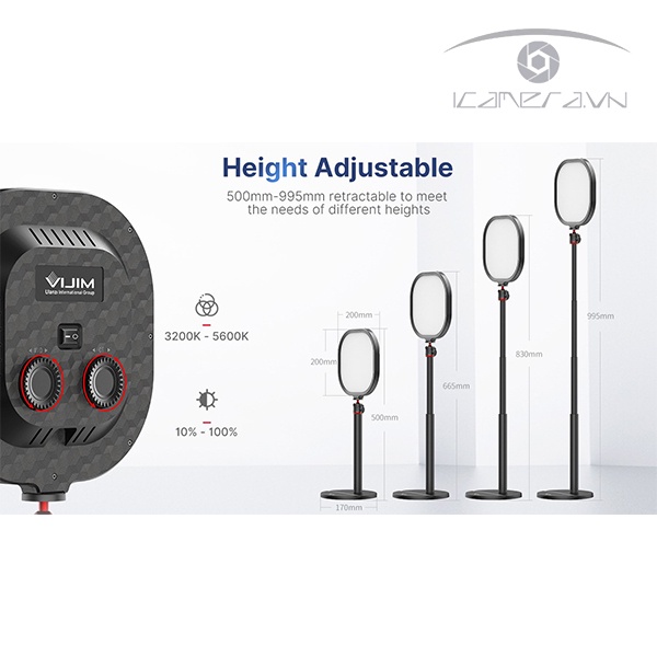 ĐÈN LED ĐỂ BÀN ULANZI VIJIM K7