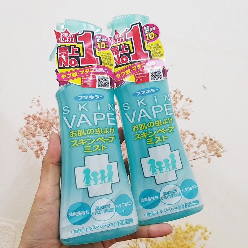 Xịt muỗi Nhật Vape Skin