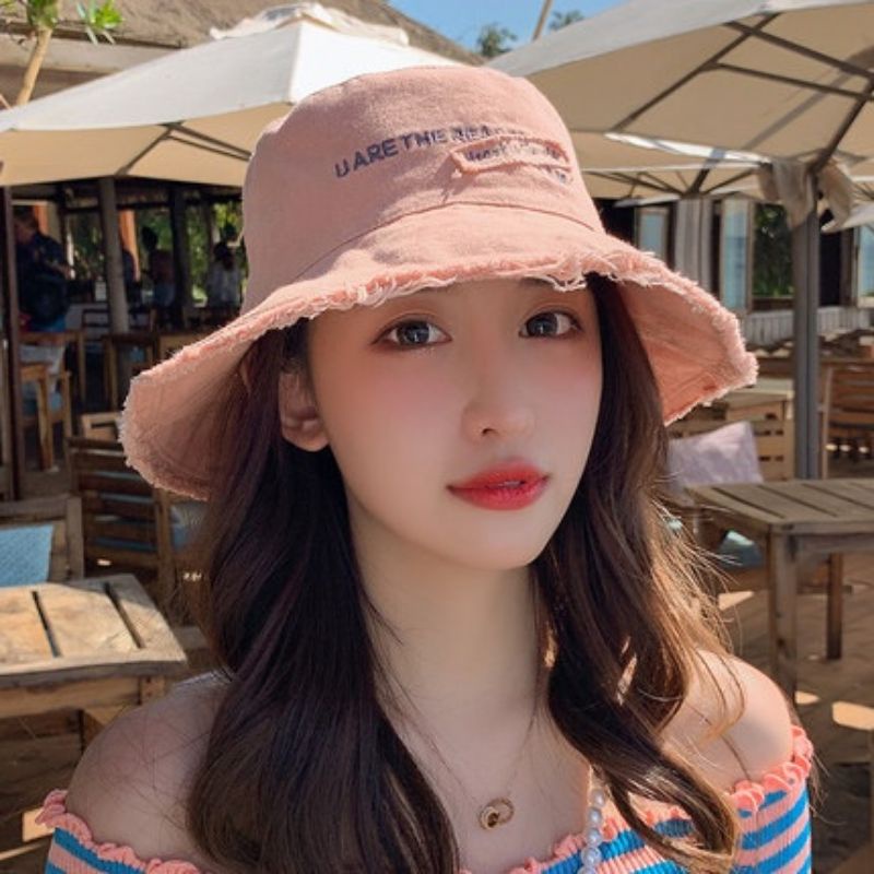 MŨ KAKI CHỮ THÊU VIỀN TUA RUA