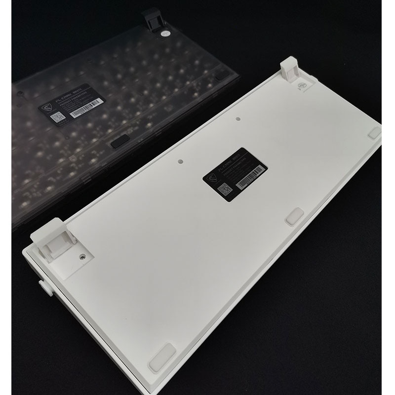 Bộ kit bàn phím cơ FL-Esports MK870 White - Hotswap Led RGB - Sẵn foam - BH 12 tháng