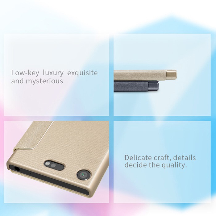 Nillkin Bao Da Điện Thoại Nắp Gập Cho Sony Xperia Xz1 Compact