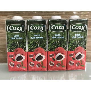 1 thùng Trà Vải Cozy 24  hộp /6 lốc *4 hộp