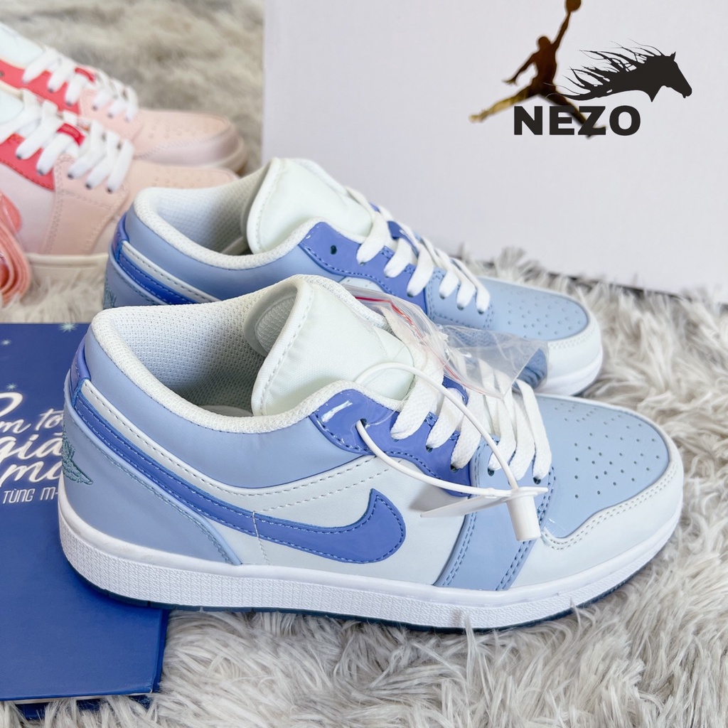 Giày Jordan Low Anime màu xanh Nam Nữ, Giày Sneaker Anime JD1 Cổ Thấp Bản Đẹp Full Box bill | BigBuy360 - bigbuy360.vn