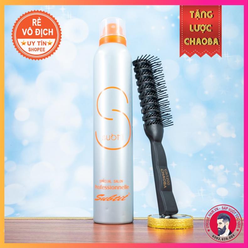 [CHÍNH HÃNG STORE HÀ NỘI] Gôm Xịt Tóc Subtil 335ml
