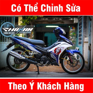 Tem Trùm Exciter 135 Xanh trắng gp