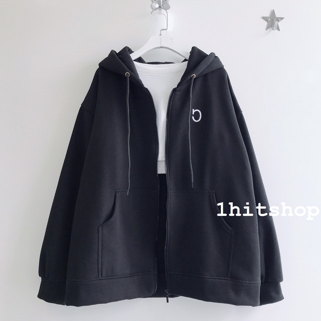 Áo KHOÁC Hoodie CHỮ C Ulzzang Unisex 1hitshop