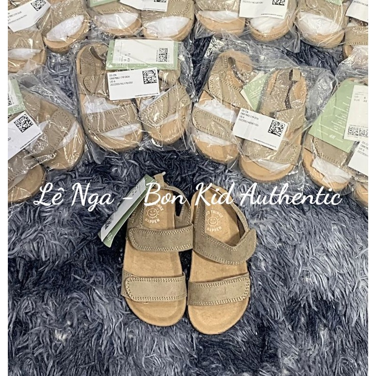 Dép sandal nâu HM US sz từ 20/21 đến 25