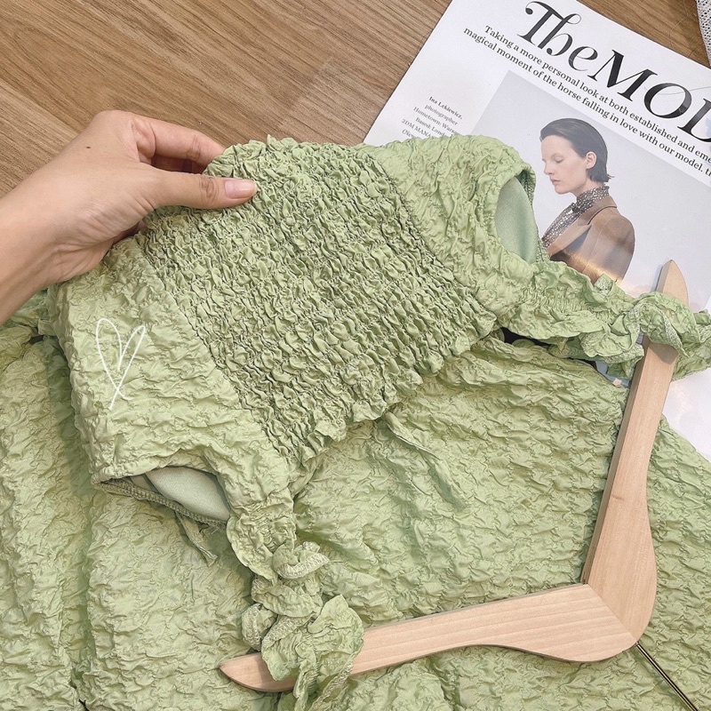 đầm xốp bơ 2dây