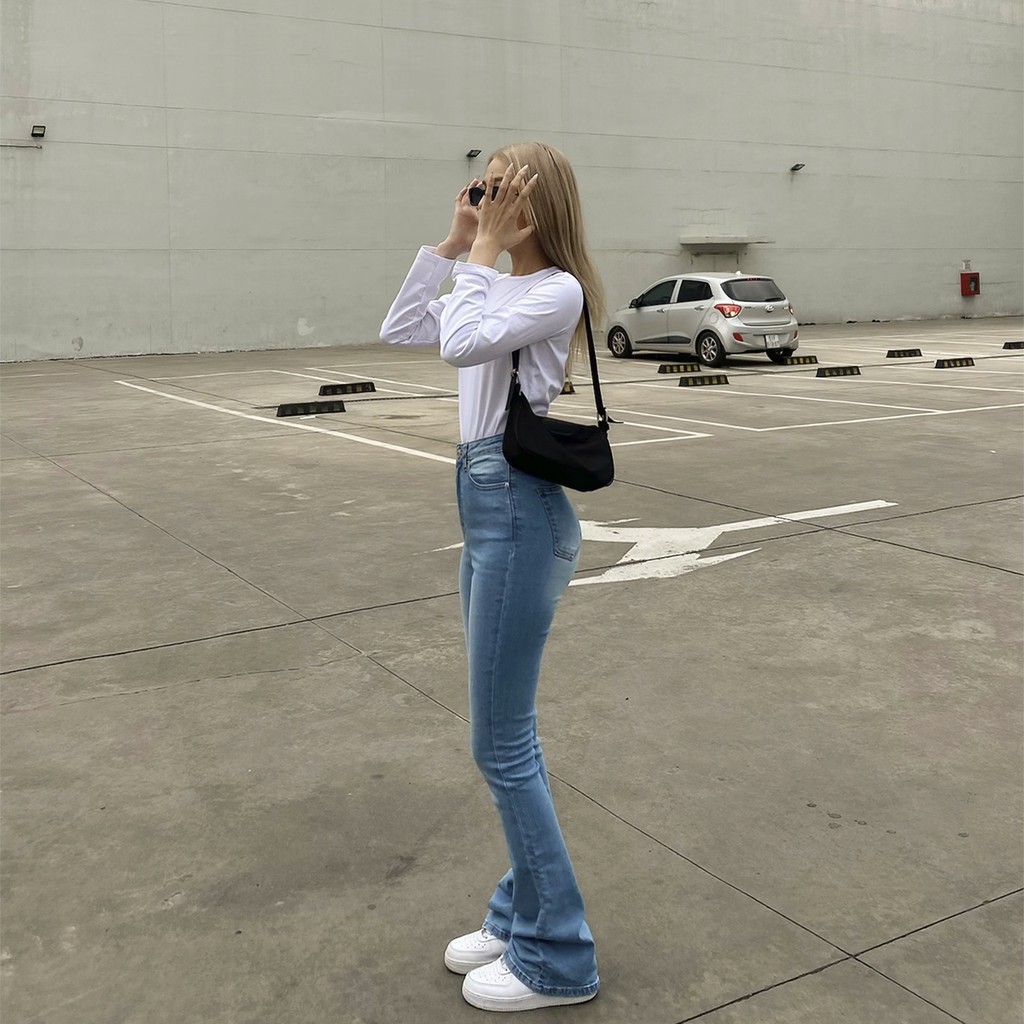 Quần jean ống loe TATICHU - Flared Denim
