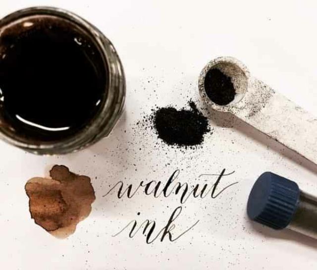 Mực Walnut tinh thể