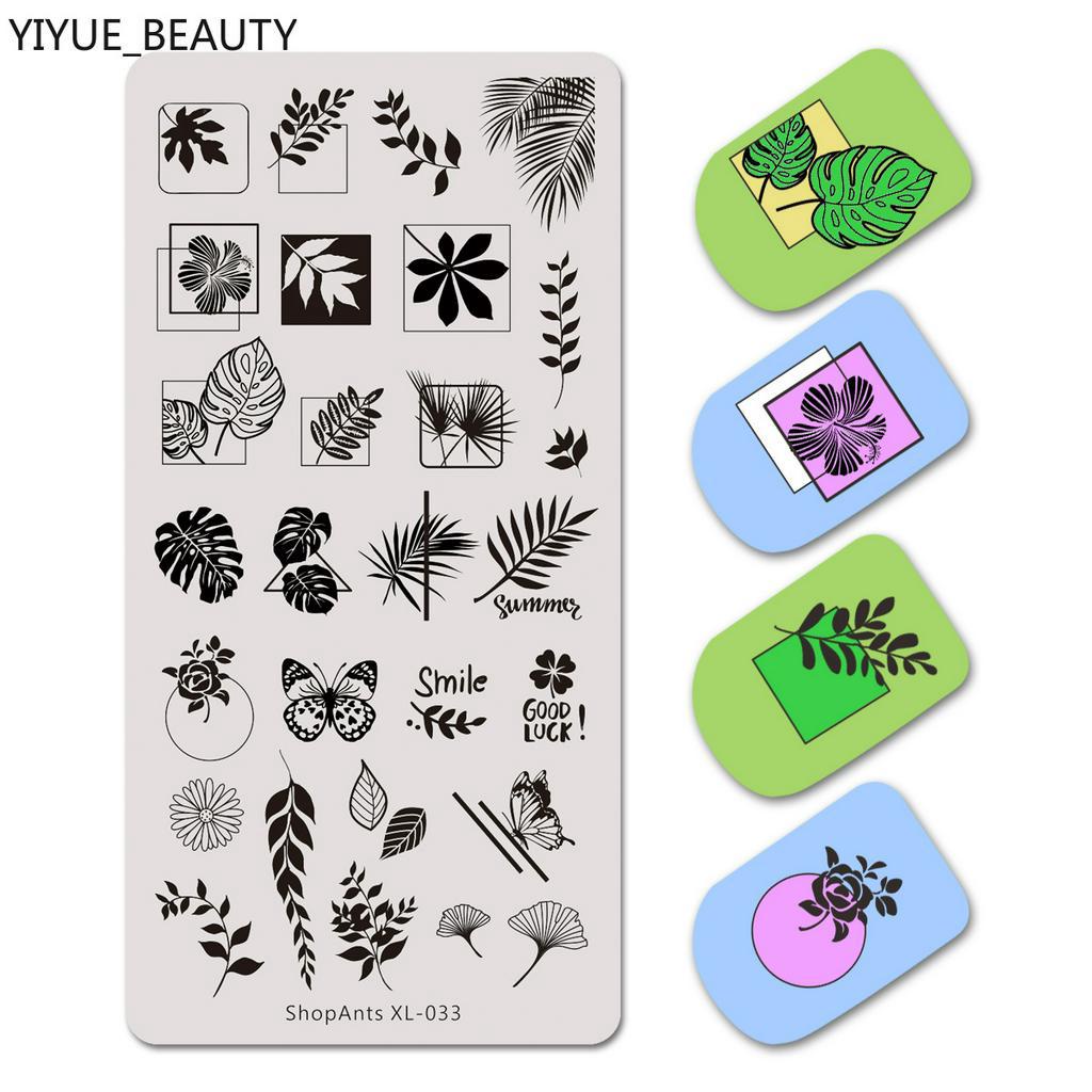 (Hàng Mới Về) Khuôn Trang Trí Móng Tay Bằng Thép Không Gỉ Kích Thước 6x12cm