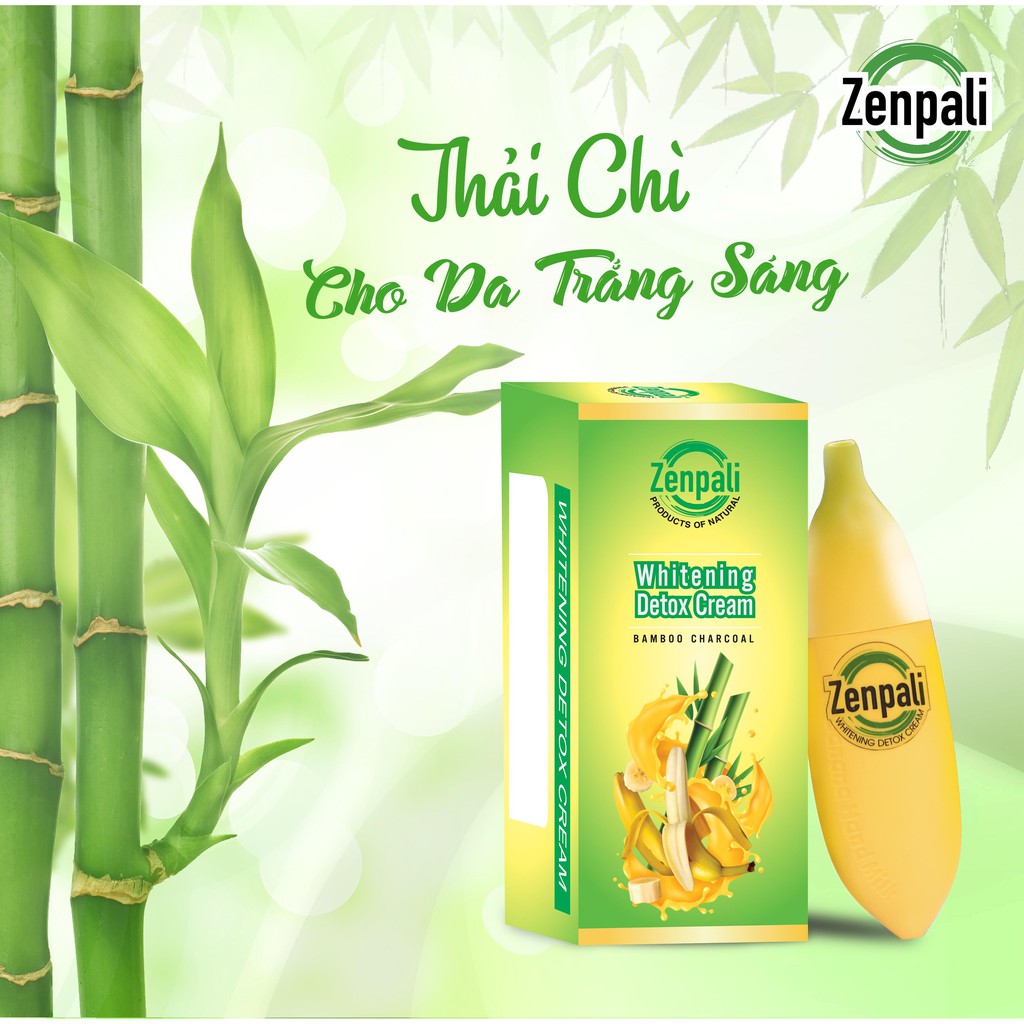 Chuối Cấy Trắng Zenpali 30gr tác dụng giảm thâm thải chì