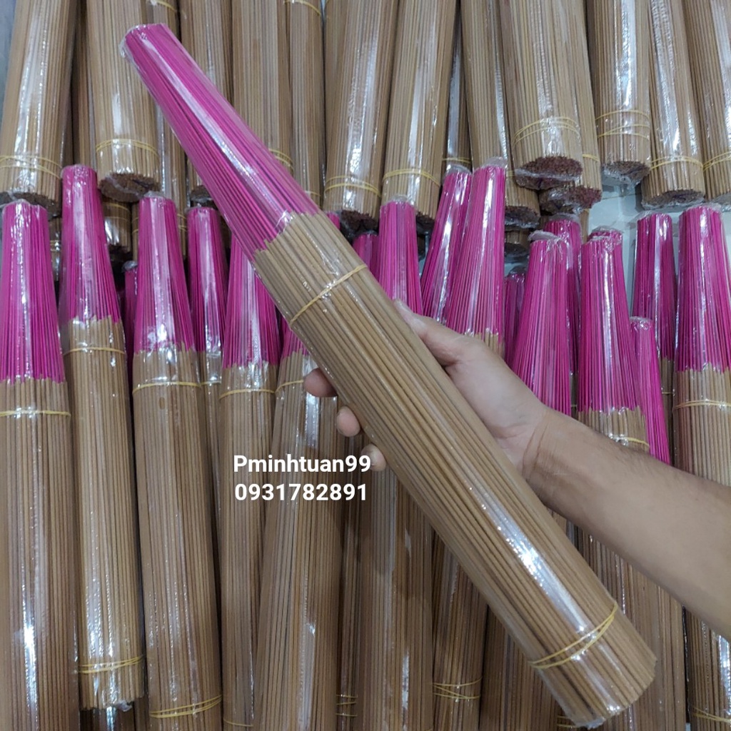 [ LOẠI 1 ] Nhang Trầm Hương 48cm Bó Nửa Kg