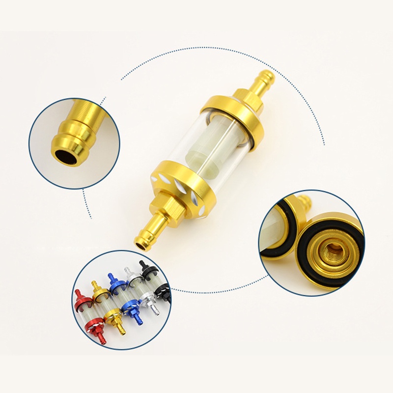 Bộ Lọc Nhiên Liệu Bằng Hợp Kim Nhôm CNC Cho Xe Moto ATV Dirt Pit