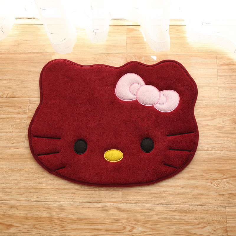 Thảm lau chân hình mèo Hello Kitty