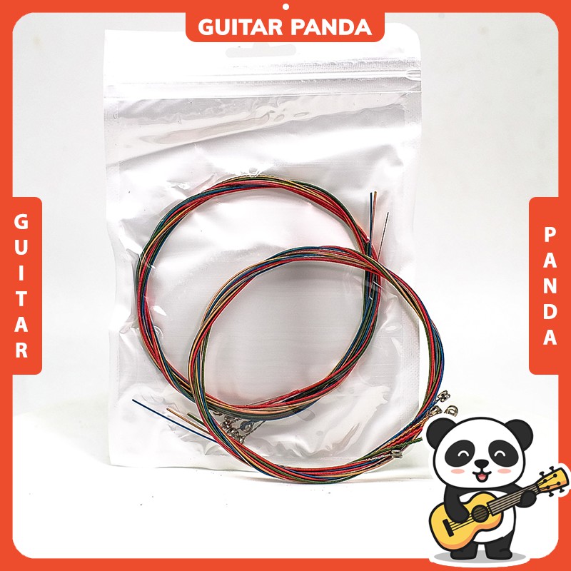 Bộ Dây Đàn Guitar Nhiều Màu Acoustic 6 Màu GUITAR PANDA