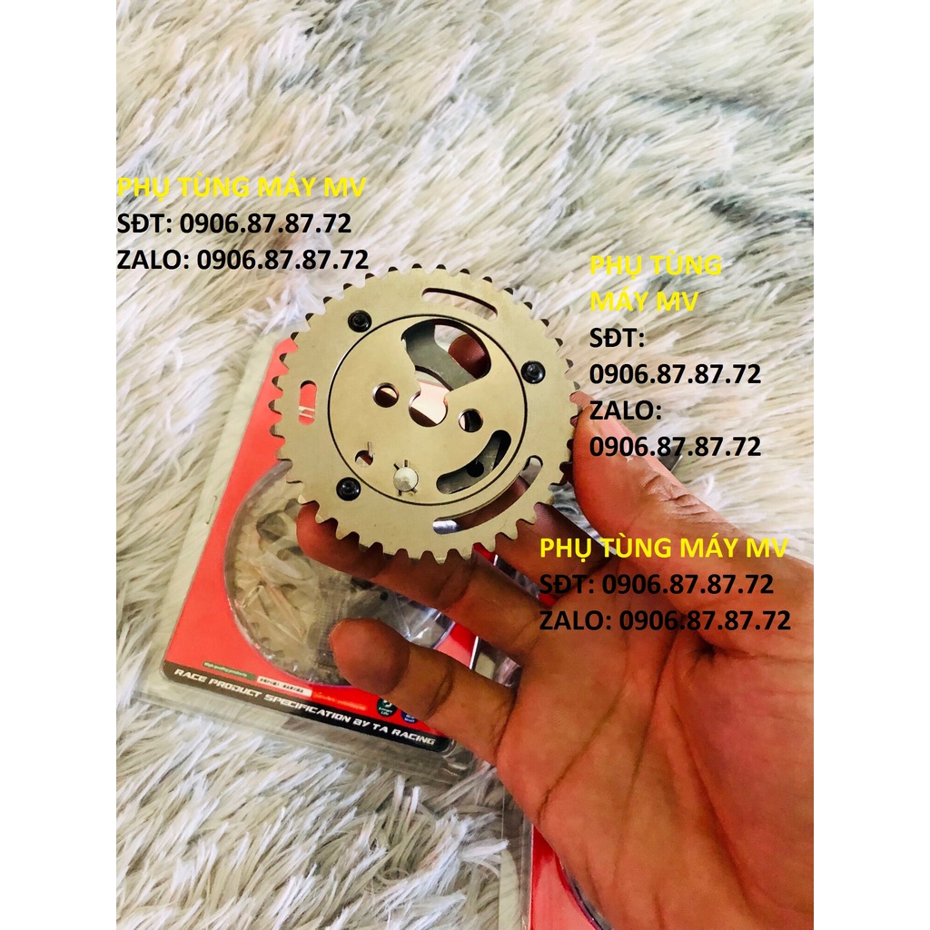 Bánh cam tăng chỉnh có chó xã TA SPEED cho xe Ex135/150. CHUẨN