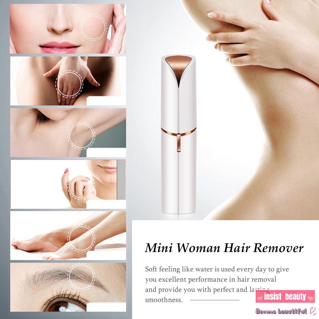 Máy Cạo Lông Mini Cầm Tay Tiện Lợi Cho Nữ Flawless - Hàng Cao Cấp, siêu tiện lợi, c