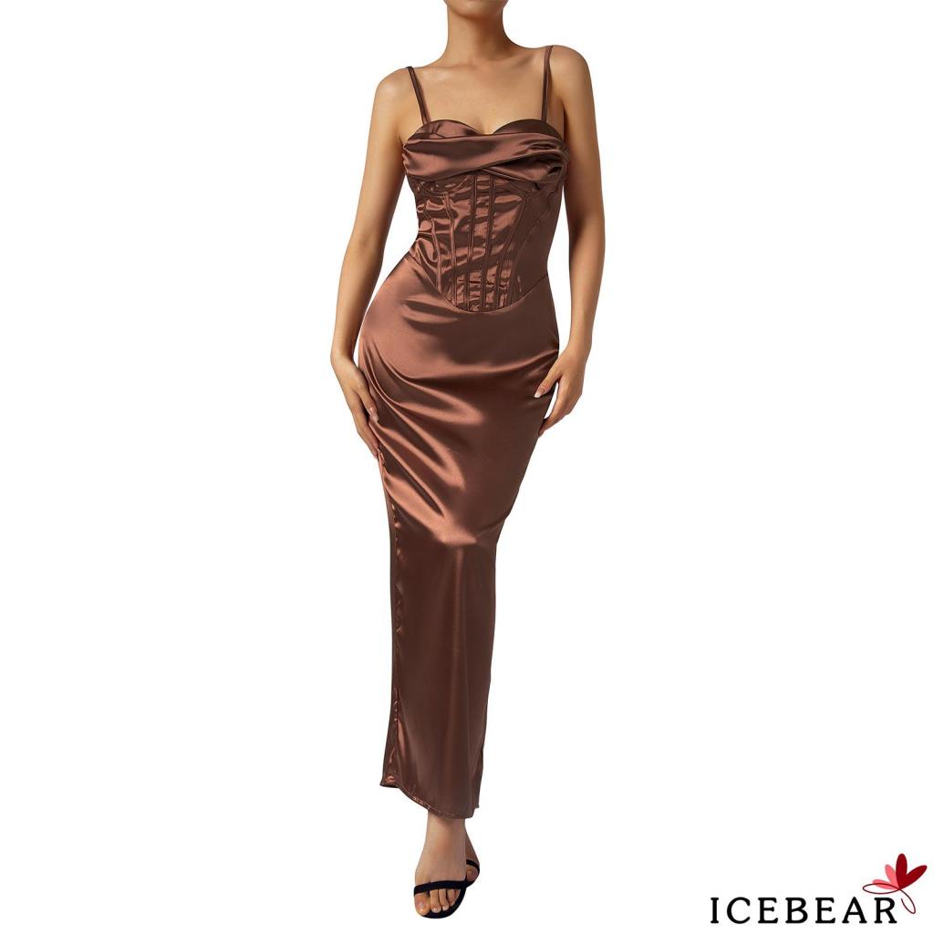 Đầm Dài Hai Dây Màu Sắc Thời Trang Sành Điệu Cho Nữ