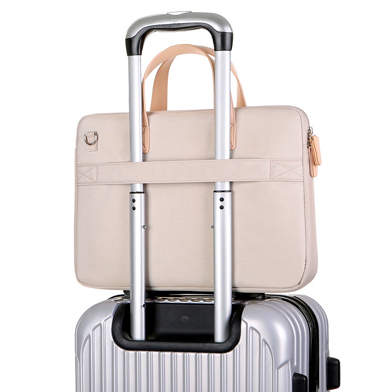 Túi Đựng Laptop Trọng Lượng Nhẹ Chống Thấm Nước Kích Thước 14 / 15 Inch Tiện Dụng Cho Nữ