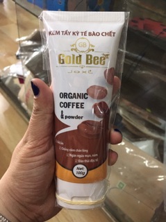 Tẩy tế bào chết cafe gold bee